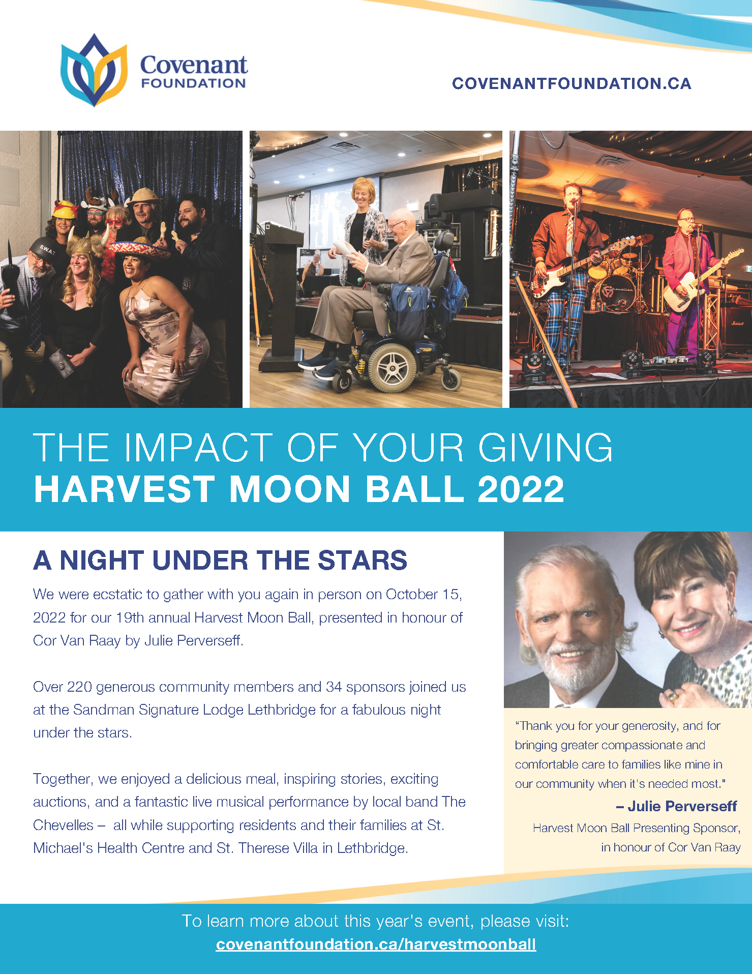 Harvest Moon Ball 2022 Impact Report front page thumbnail
